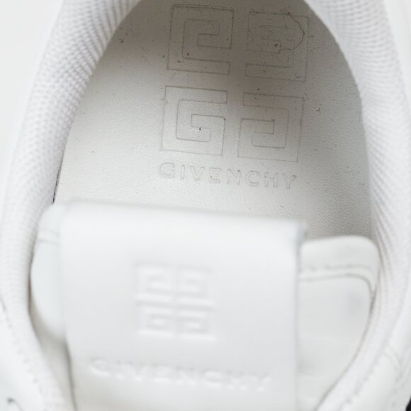 Givenchy White & Black G4 Leather Sneakers - Picture 11 of 13